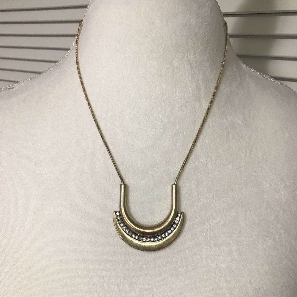 Gold Roma Style Slider Necklace